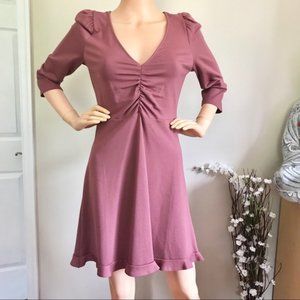 XPRESS, Medium long sleeve, fit and flare dress